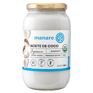 Aceite de Coco Orgánico 1 lt Manare