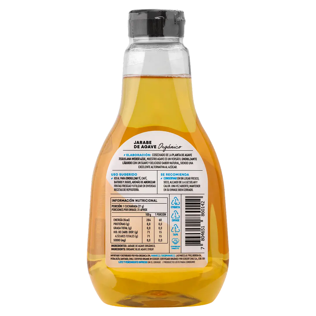 Jarabe de Agave Manare 660g 2
