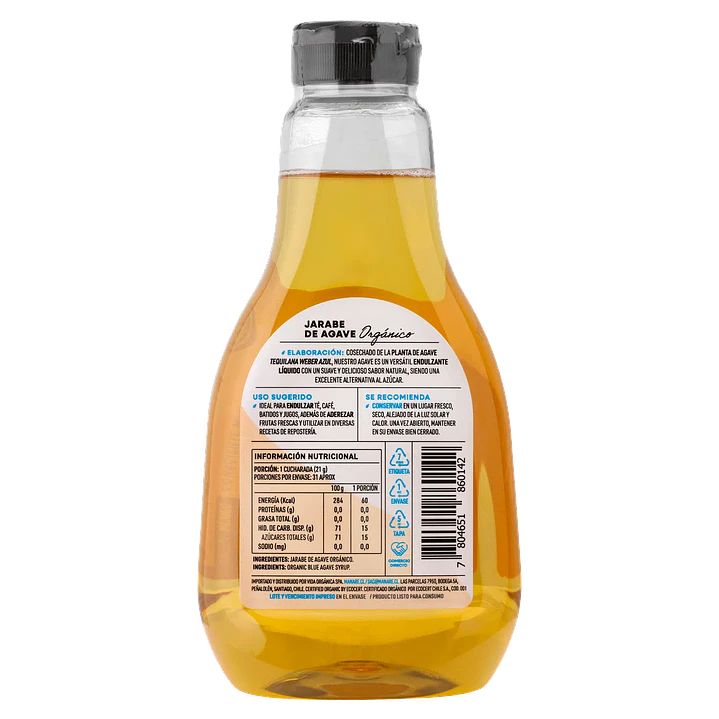 Jarabe de Agave Manare 660g 2