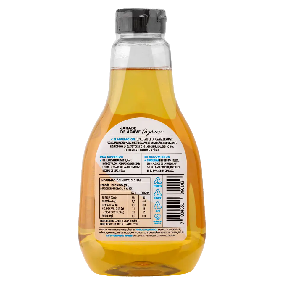 Jarabe de Agave Manare 660g 2