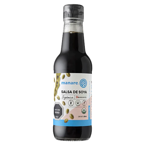 Salsa de Soya Orgánica Manare 250ml