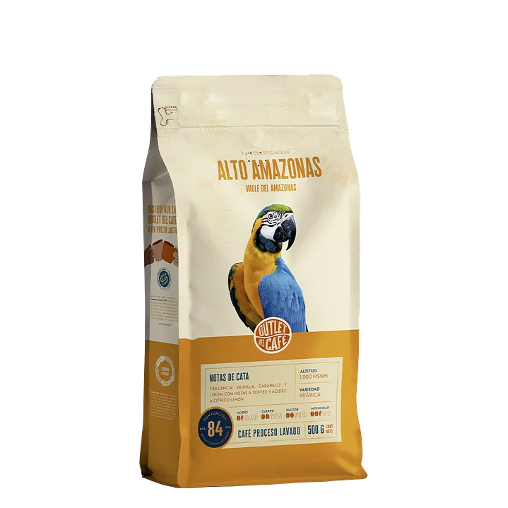 Café de Especialidad Alto Amazonas 500g 100% Grano Arábico  1