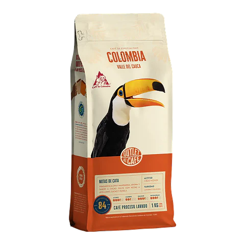 Café de Especialidad en Grano Colombia 1 Kg 100% Arábico 