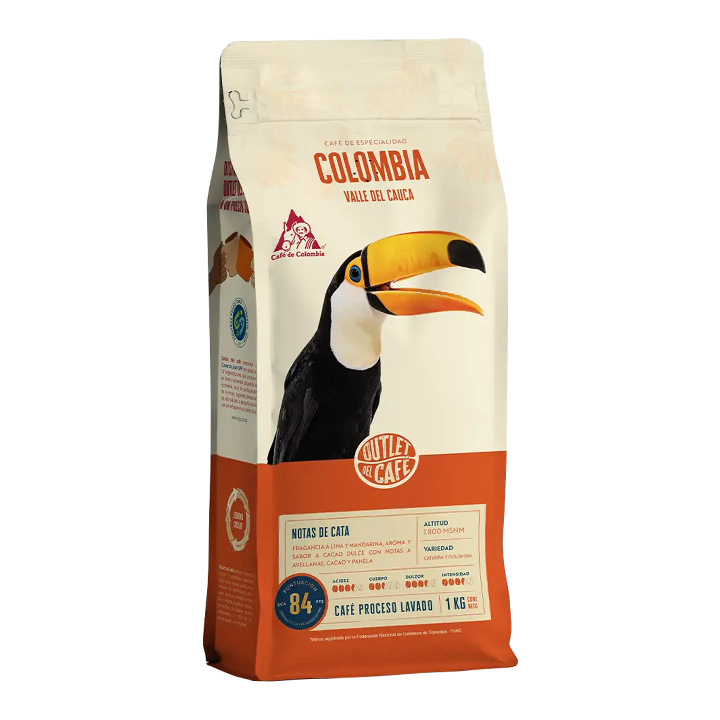 Café de Especialidad en Grano Colombia 1 Kg 100% Arábico  1