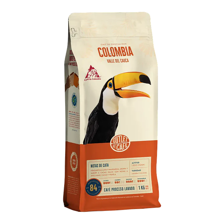 Café de Especialidad en Grano Colombia 1 Kg 100% Arábico  1