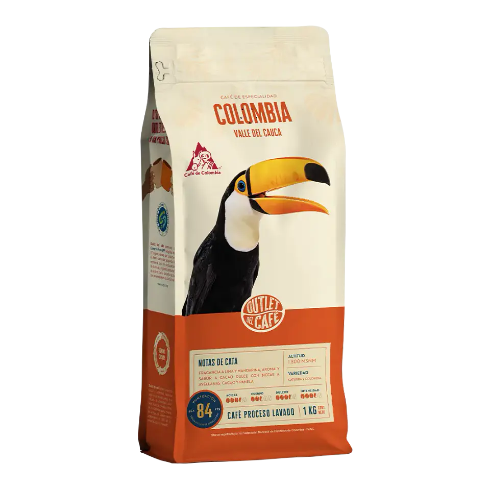 Café de Especialidad en Grano Colombia 1 Kg 100% Arábico  1