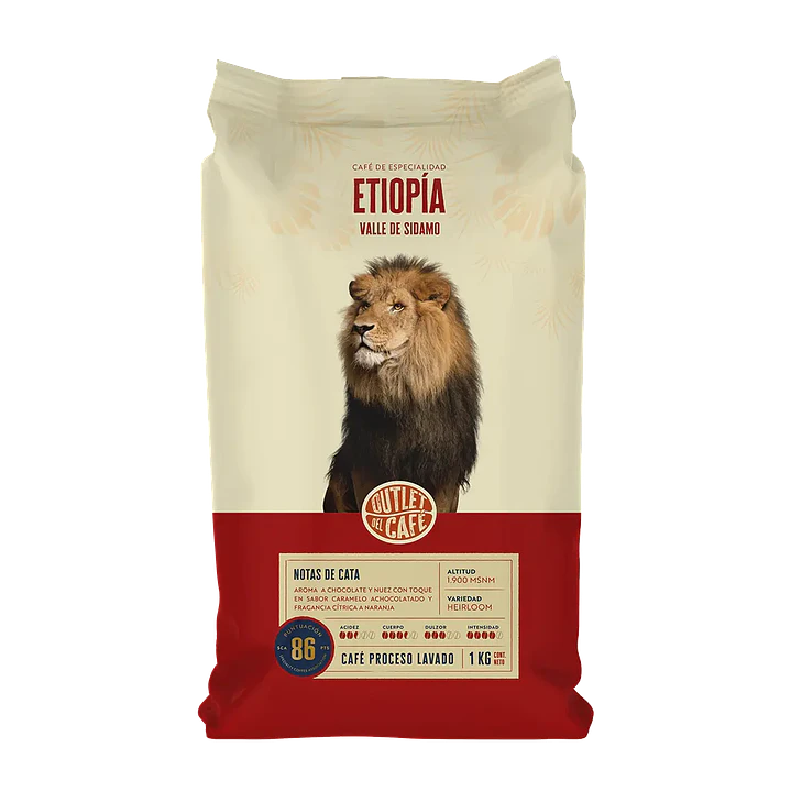 Café de Especialidad en Grano Etiopía 1 Kg 100% Arábica 1