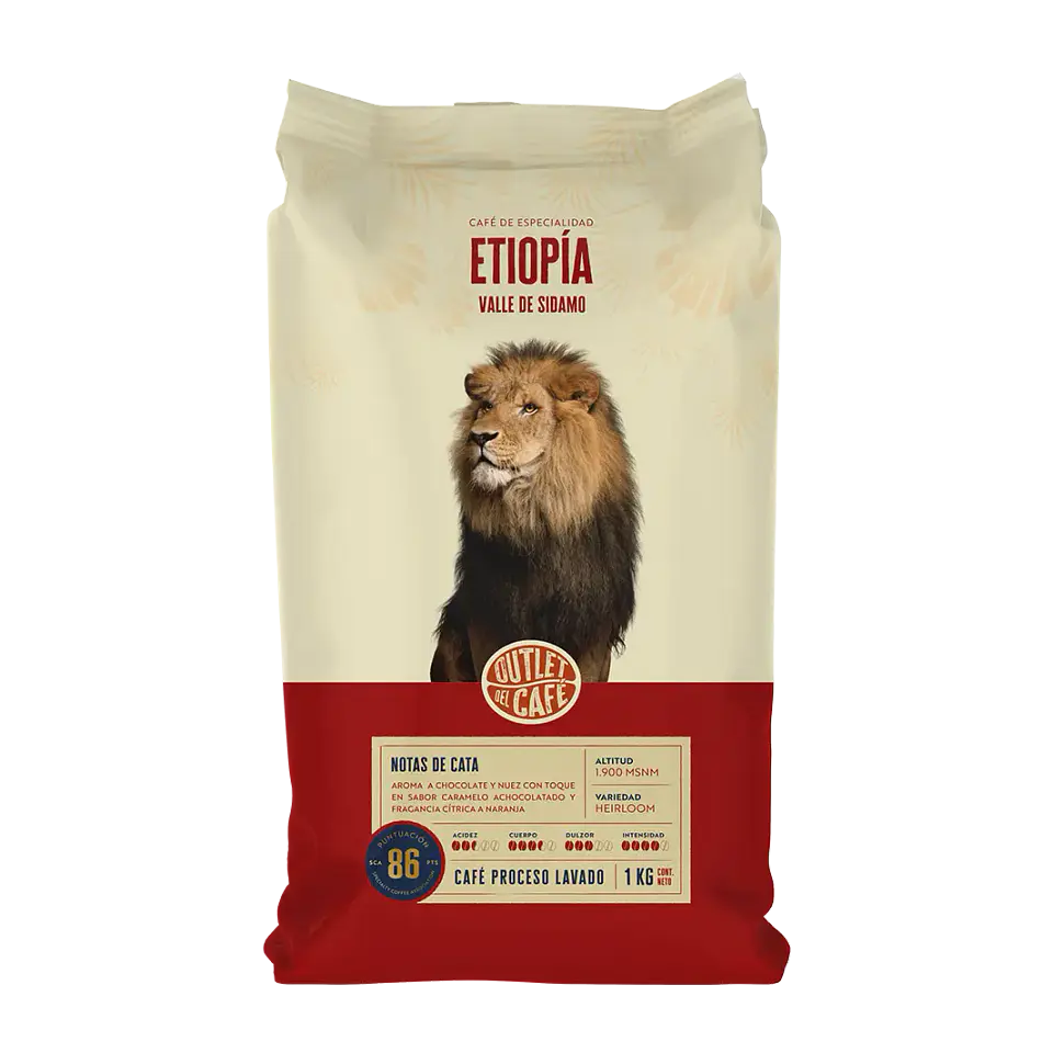 Café de Especialidad en Grano Etiopía 1 Kg 100% Arábica 1