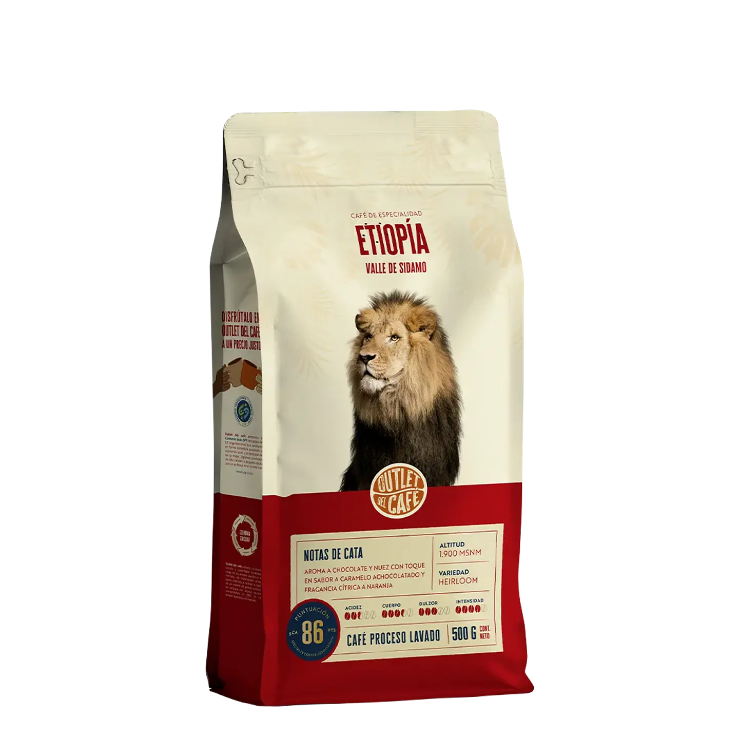 Café de Especialdiad Etiopía 500g 100% Arábico 1