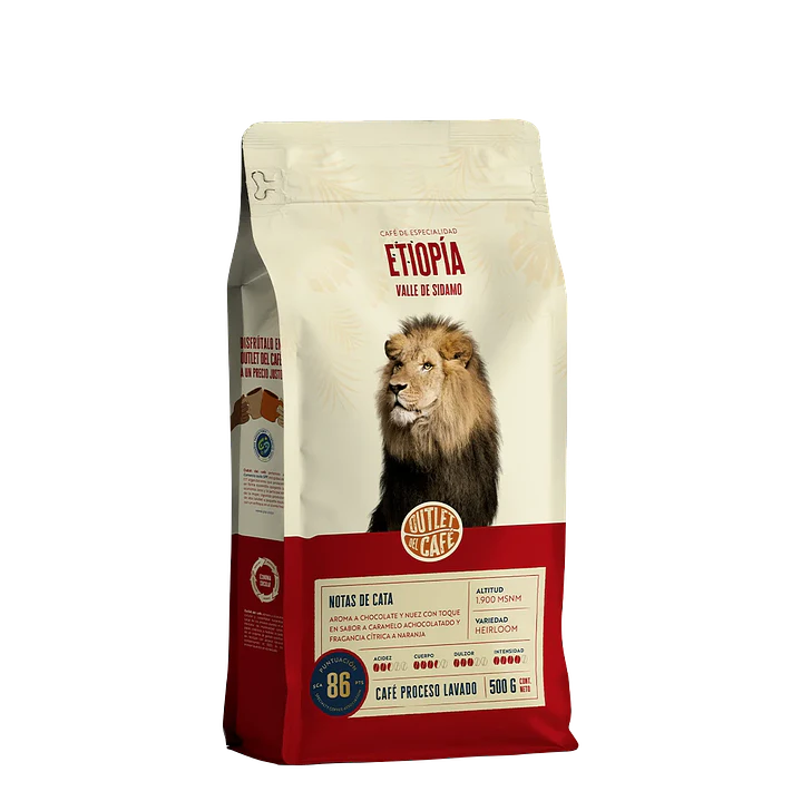 Café de Especialdiad Etiopía 500g 100% Arábico 1