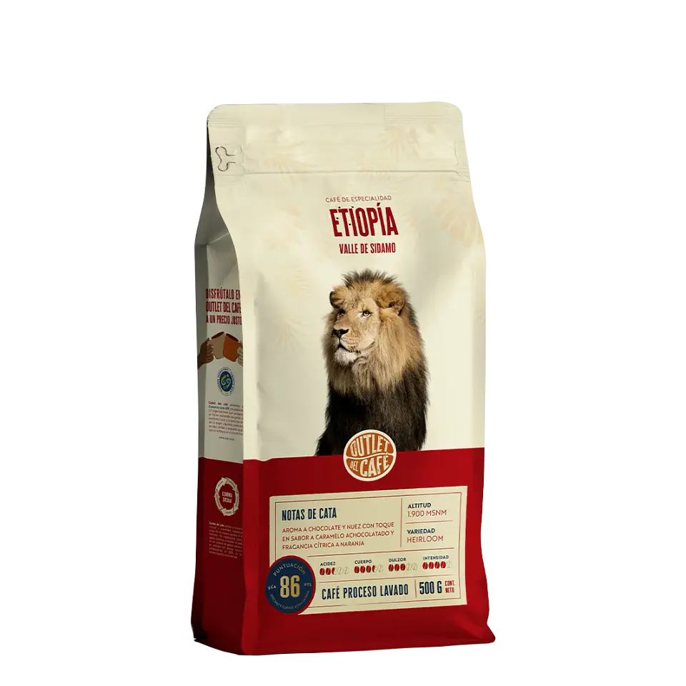 Café de Especialdiad Etiopía 500g 100% Arábico 1