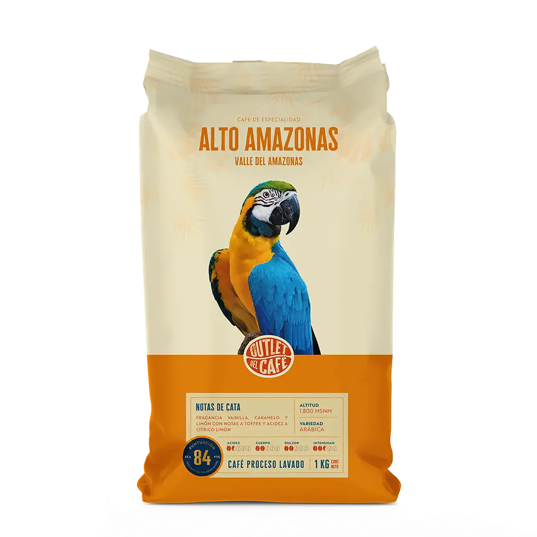 Café de Especialidad Alto Amazonas 1 Kg 100% Grano Arábico  1