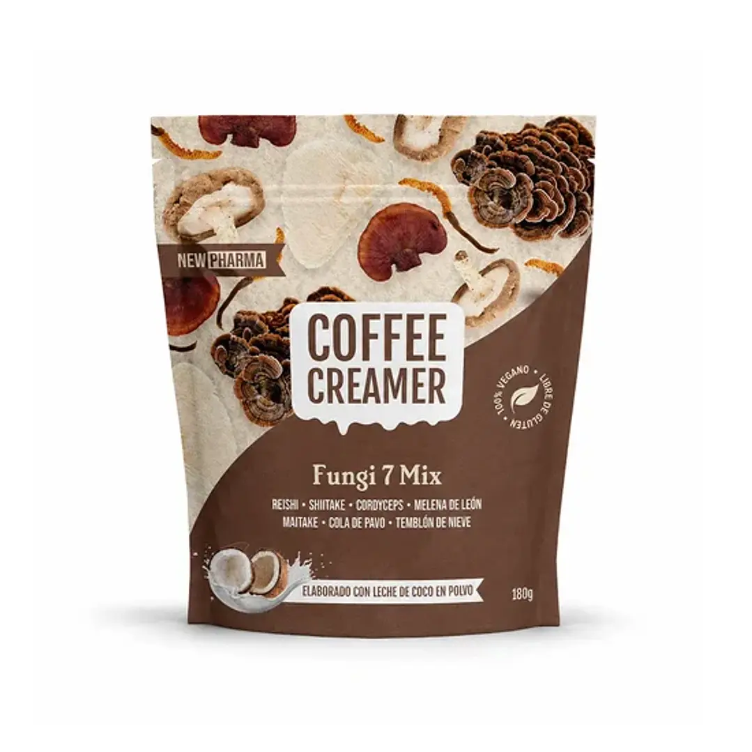 Coffe Creamer Mix 7 Hongos Newpharma 180g 1
