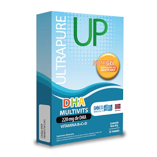 Omega 3 UP DHA Multivits (30 Unidades Masticables)