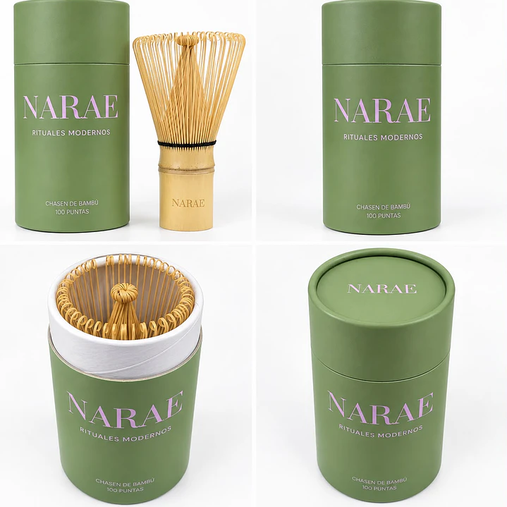 Batidor Chasen para Matcha de Bambú Narae 100 puntas 2