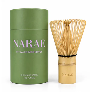Batidor Chasen para Matcha de Bambú Narae 100 puntas