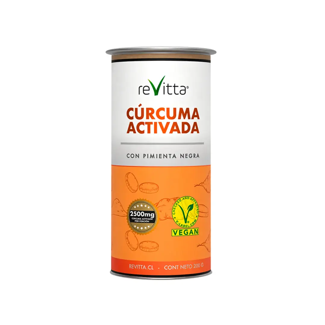 Cúrcuma Activada con Pimienta Negra Revitta 200 g 1