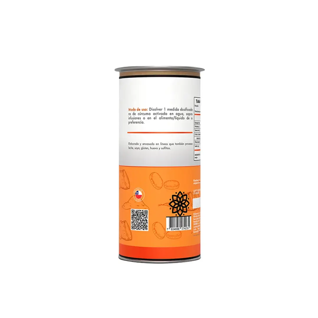 Cúrcuma Activada con Pimienta Negra Revitta 200 g 2