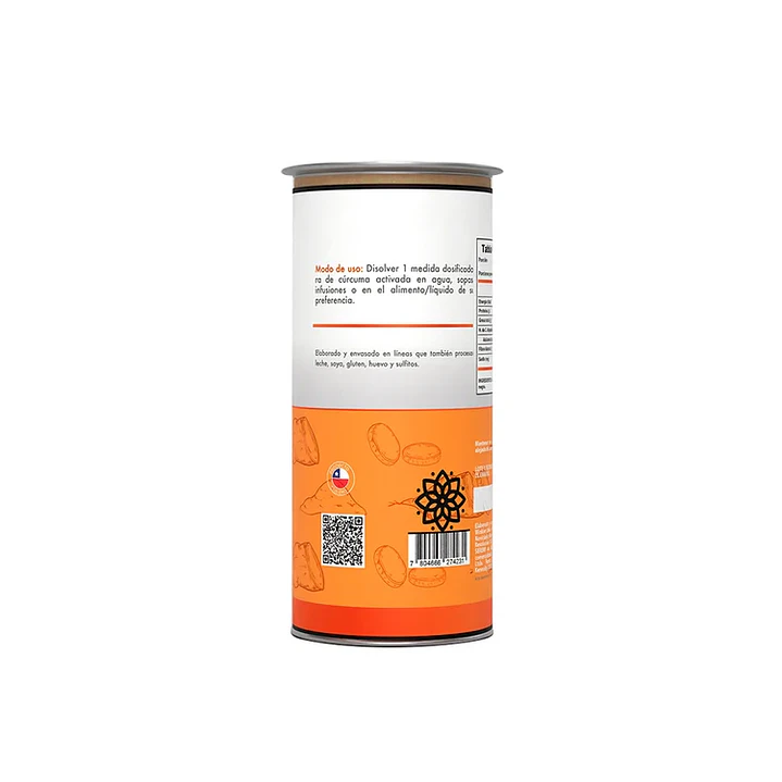 Cúrcuma Activada con Pimienta Negra Revitta 200 g 2