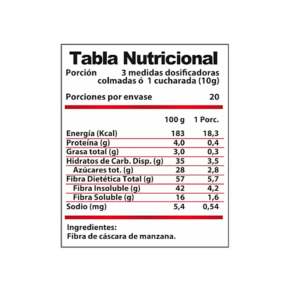 Fibra de Manzana Revitta 200 g 2