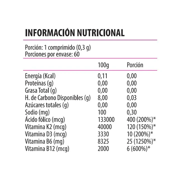 Multibone Max VitaminUp 60 Comprimidos 2
