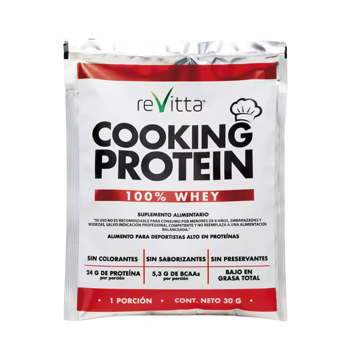 Sachet Cooking Protein 100% Whey Revitta 30 g 1