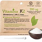 Vitamina K2 (MK-7) 200 ug Dulzura Natural 90 Porciones - Miniatura 1
