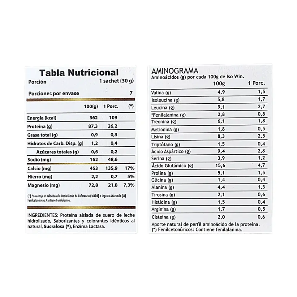 Sachet Proteína Iso Win 30 g Winkler 3