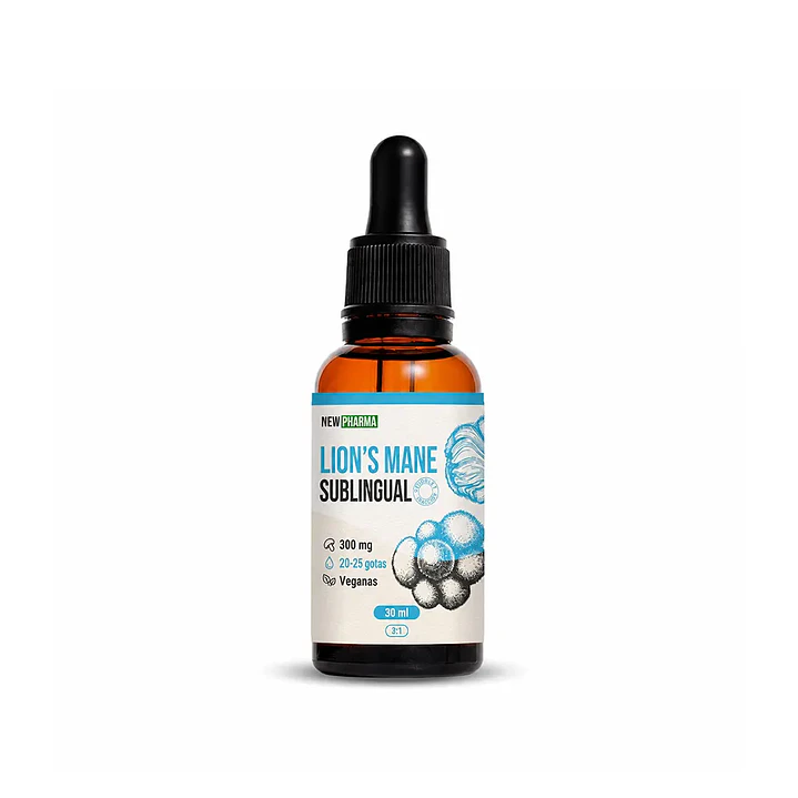 Melena de León (Lion's Mane) Sublingual Newpharma Gotario 30 ml 1