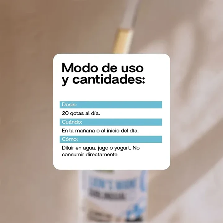 Melena de León (Lion's Mane) Sublingual Newpharma Gotario 30 ml 2
