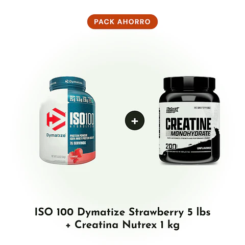 ISO 100 5 Lbs Strawberry + Creatina Nutrex 1 kg