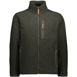 WOLL JACKET OIL GREEN CMP