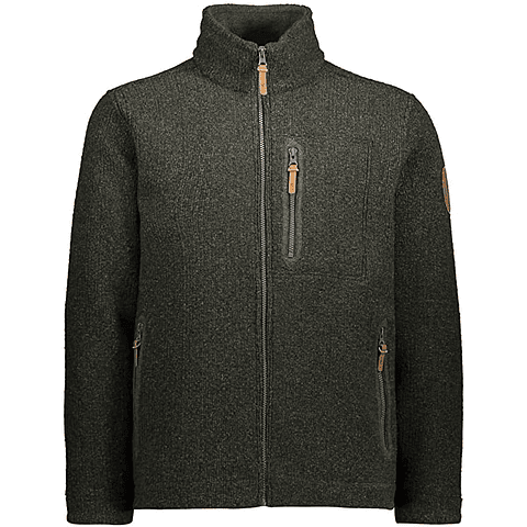 WOLL JACKET OIL GREEN CMP