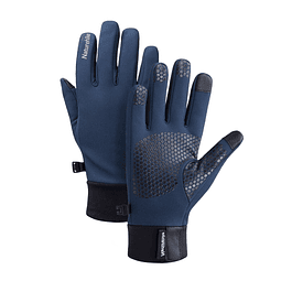 Guante Softshell Repellent Blue