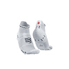 Calcetín Pro Racing Socks Run Low v4.0 White/Alloy