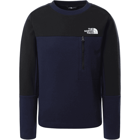 The North Face Slacker Crew Black and blue (Kids)