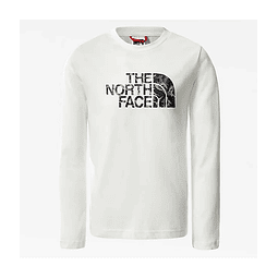 The North Face Youth L/S Easy Grey (Kids)