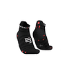 Compressport Pro Racing Socks V4.0 Ultralight Run Low - Black Red
