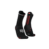 Compressport Pro Racing Socks V4.0 Ultralight High  - Black Red