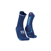 Compressport Pro Racing Socks V4.0 Ultralight Run High - Sodalite/Blue
