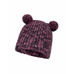 Knitted & Fleece Hat Lera Purple