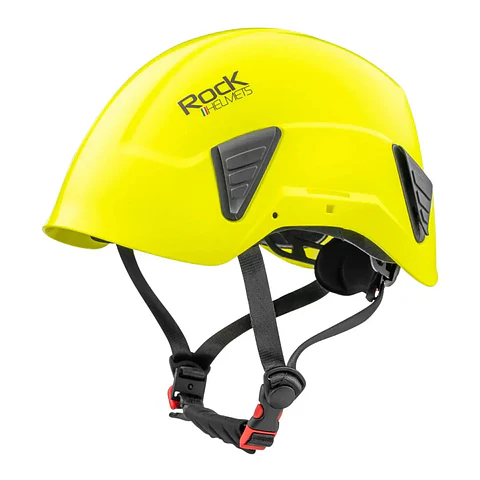 Casco Industrial Dynamo Volt Amarillo Alta Visibilidad Rock Helmets