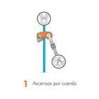 Polea Simple Autobloqueante Roll N´Lock 5