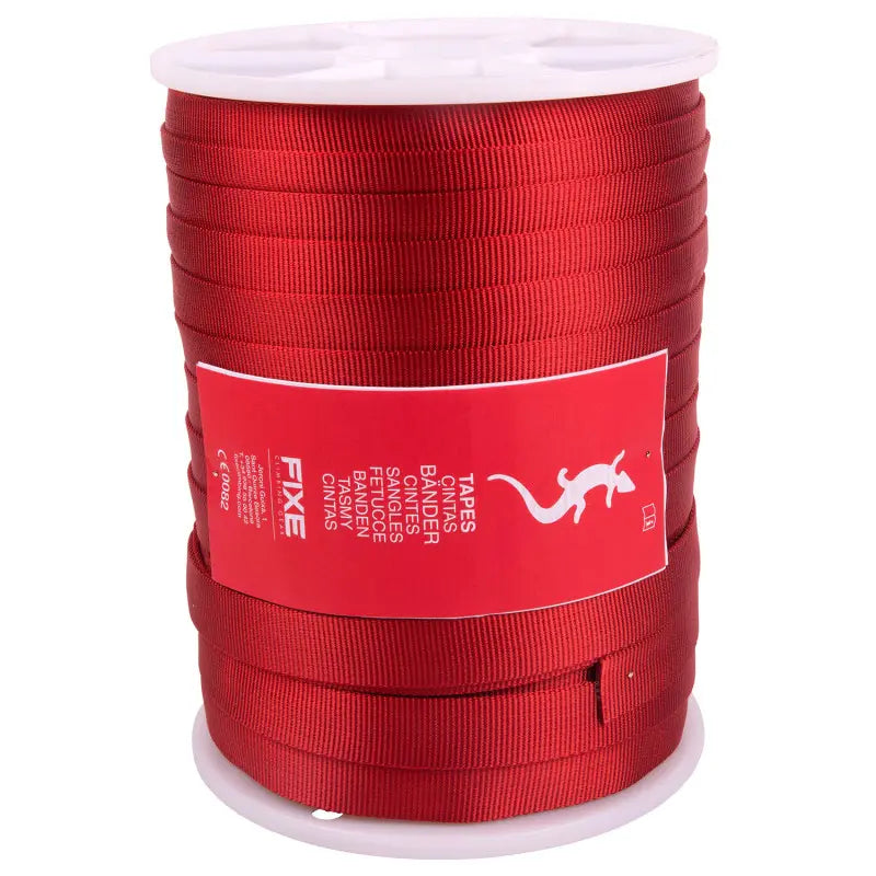 Cinta Plana 25mm roja Fixe