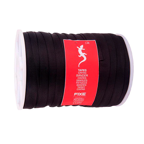Cinta Tubular 25mm negra Fixe