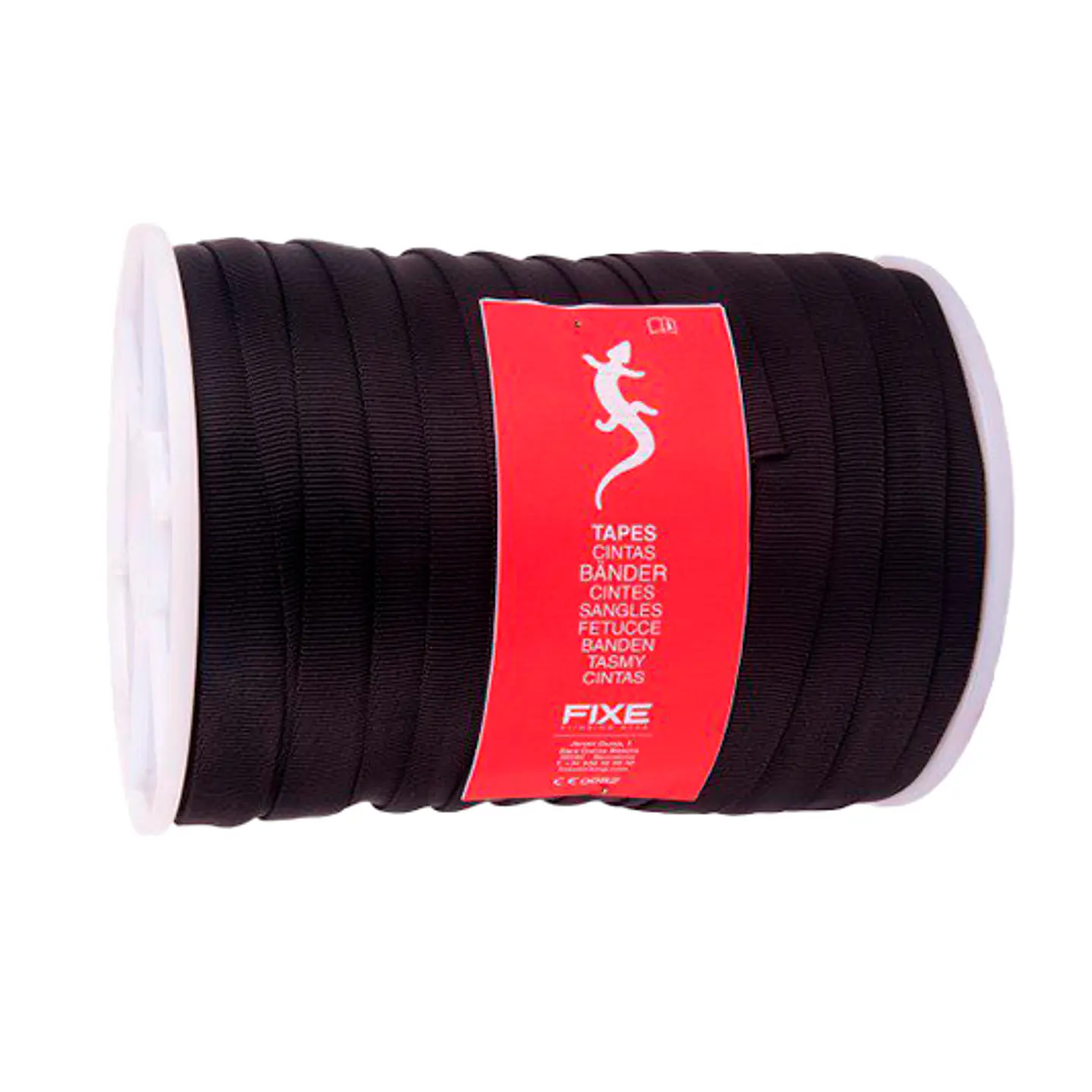 Cinta Tubular 25mm negra Fixe 1
