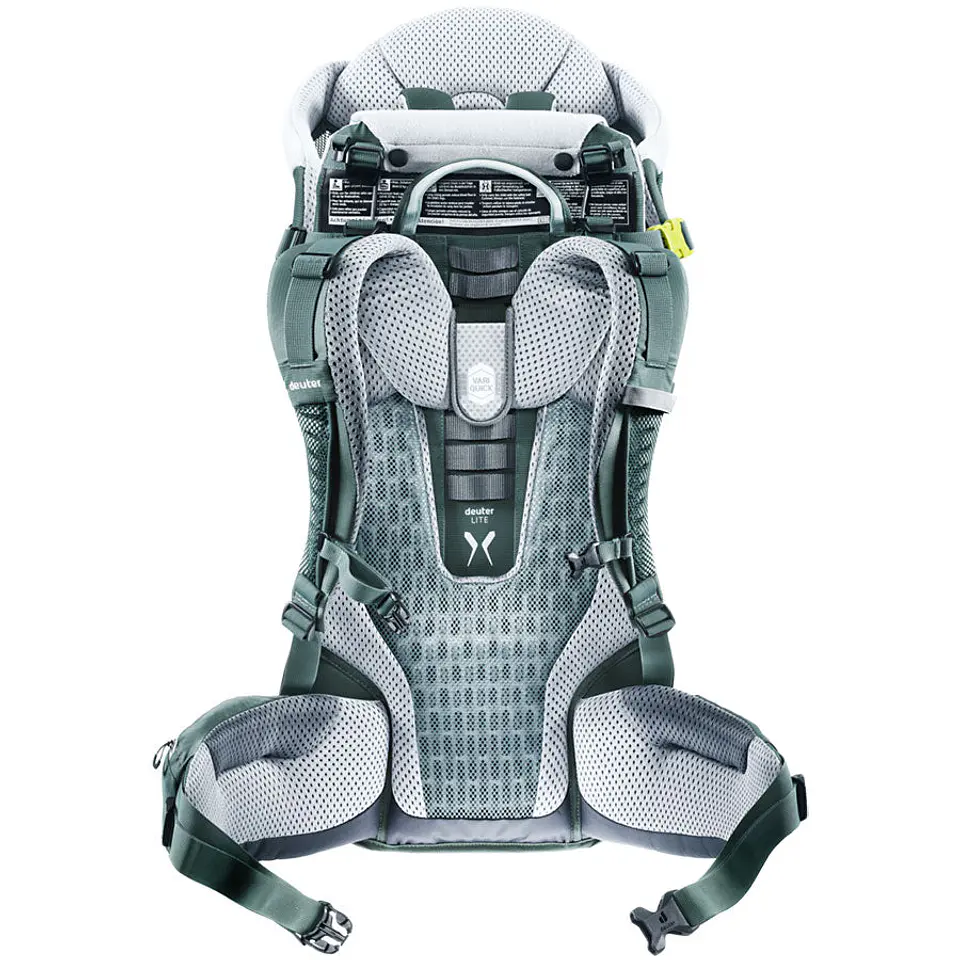 Mochila Trekking Porta Bebe Kid Comfort Active Teal Deuter 2