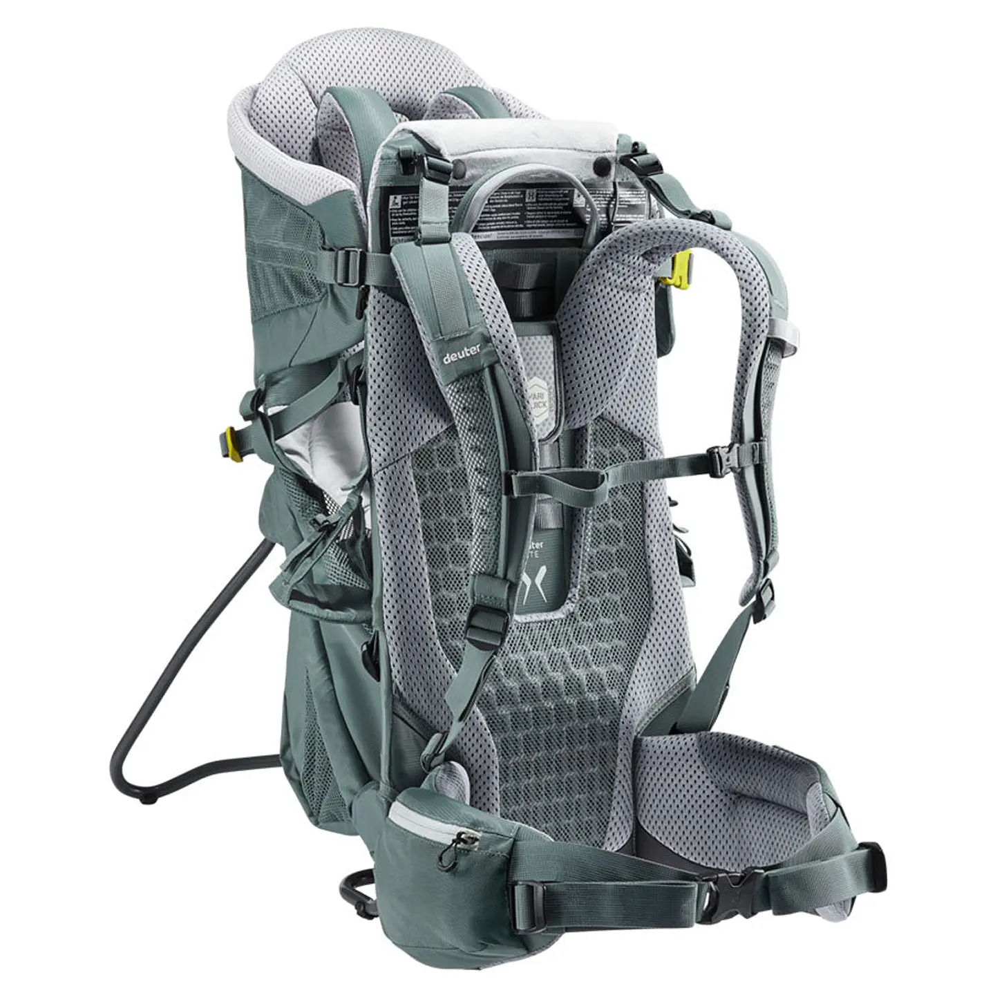 Mochila Trekking Porta Bebe Kid Comfort Active Teal Deuter 3