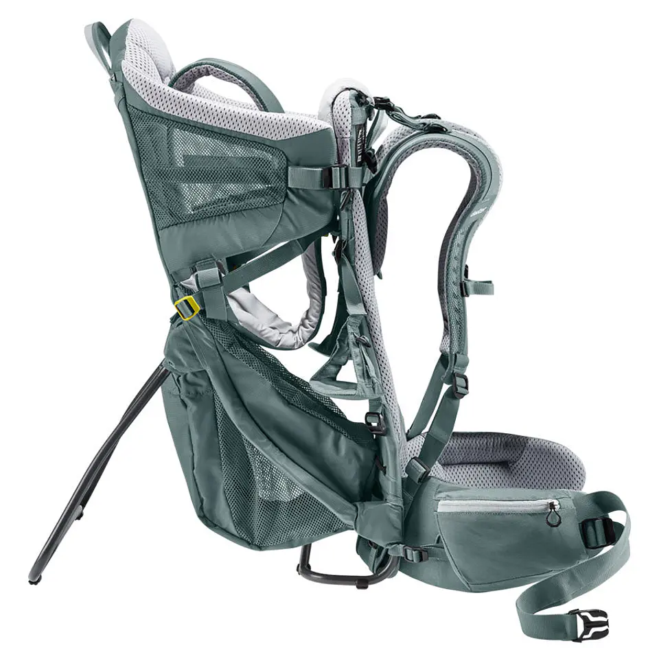 Mochila Trekking Porta Bebe Kid Comfort Active Teal Deuter 4