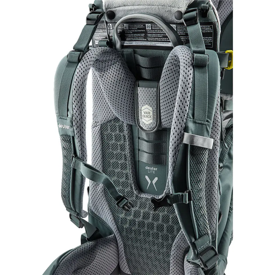 Mochila Trekking Porta Bebe Kid Comfort Active Teal Deuter 8